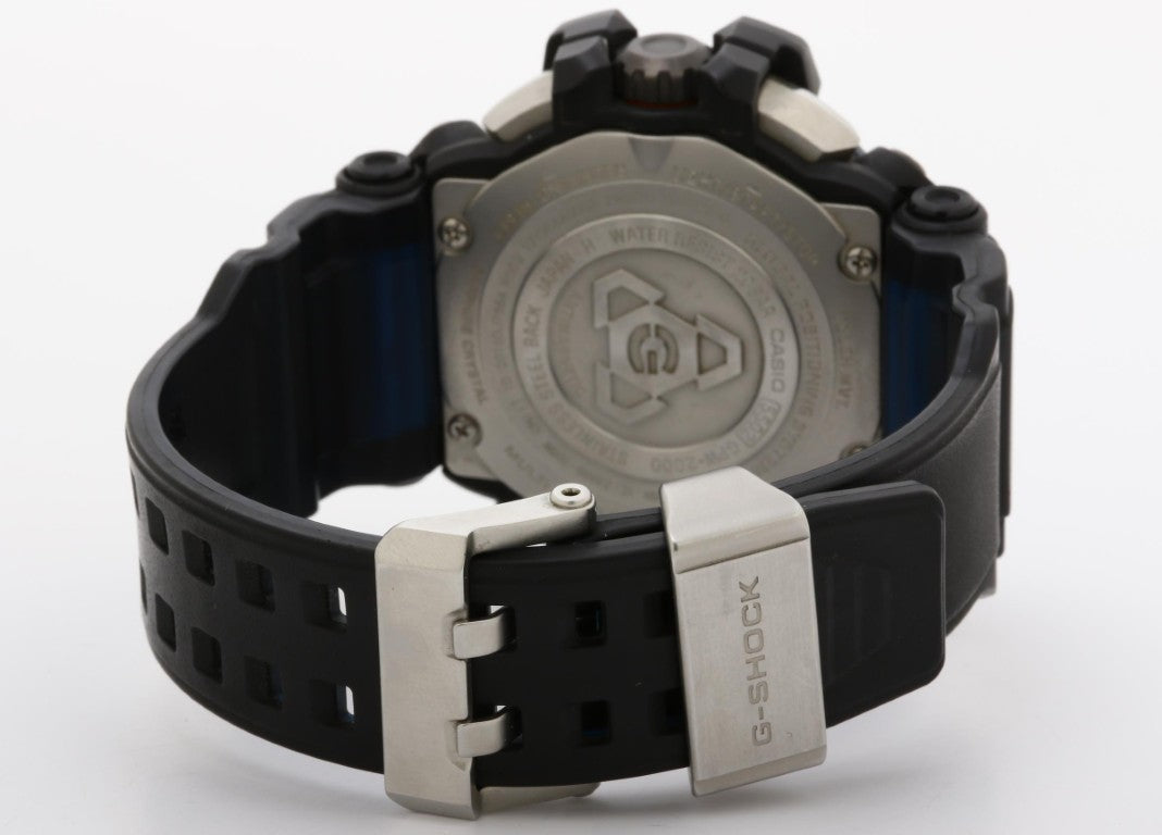CASIO カシオ 時計 G-SHOCK MASTER OF G - AIR GRAVITYMASTER GPW-2000-1A2JF ブラック系 樹脂／ステンレススチール カーボンファイバーインサートバンド メンズ アナログ 美品
