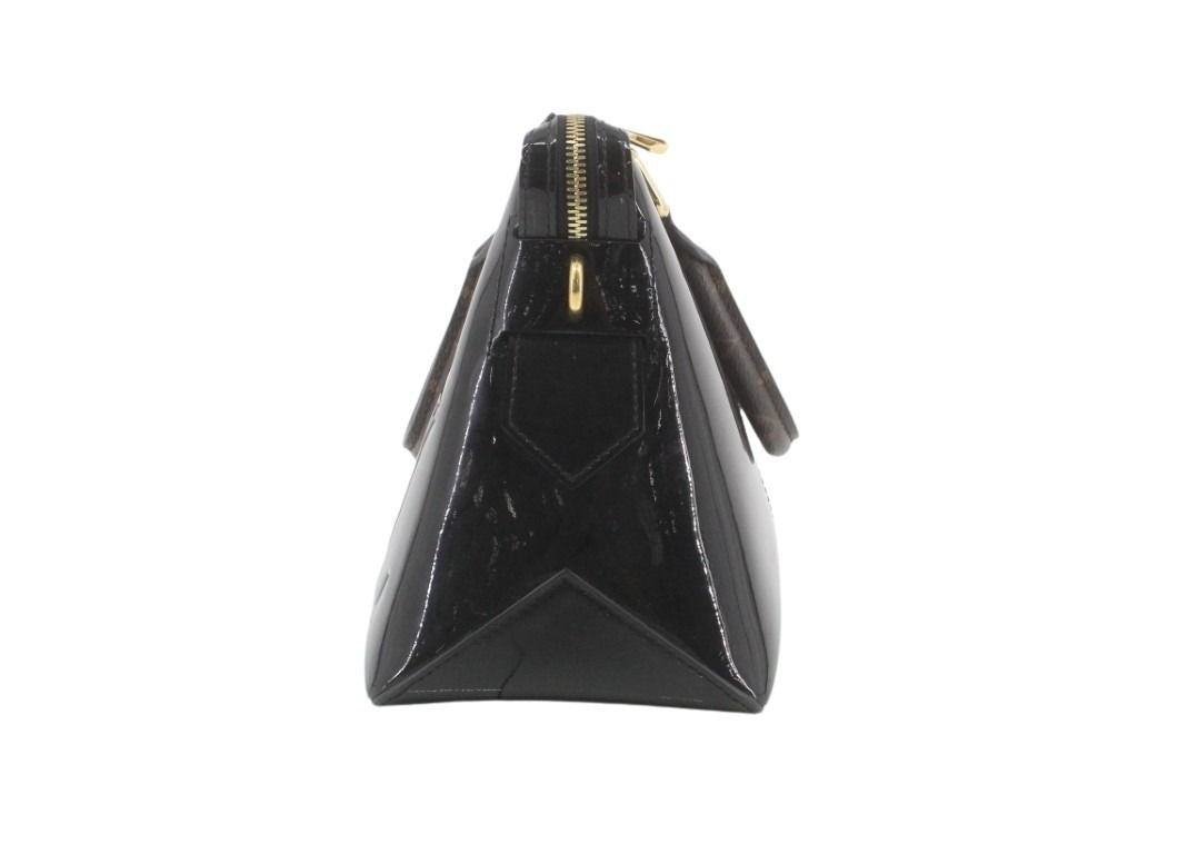 LOUIS VUITTON ルイヴィトン ハンドバッグ トート ミロワール M54626 ノワール(ブラック)系 モノグラムヴェルニ レディース 2WAY ショルダーバッグ ゴールド金具 美品