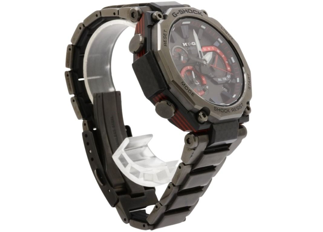 CASIO カシオ 時計 G-SHOCK MT-G MTG-B2000 Series MTG-B2000YBD-1AJF ブラック系 カーボンファイバー強化樹脂／ステンレススチール ステンレススチールバンド メンズ アナログ 美品