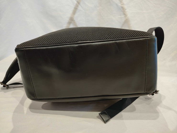 COACH コーチ リュックサック シグネチャー F38755 ブラック系 PVC レザー メンズ 美品