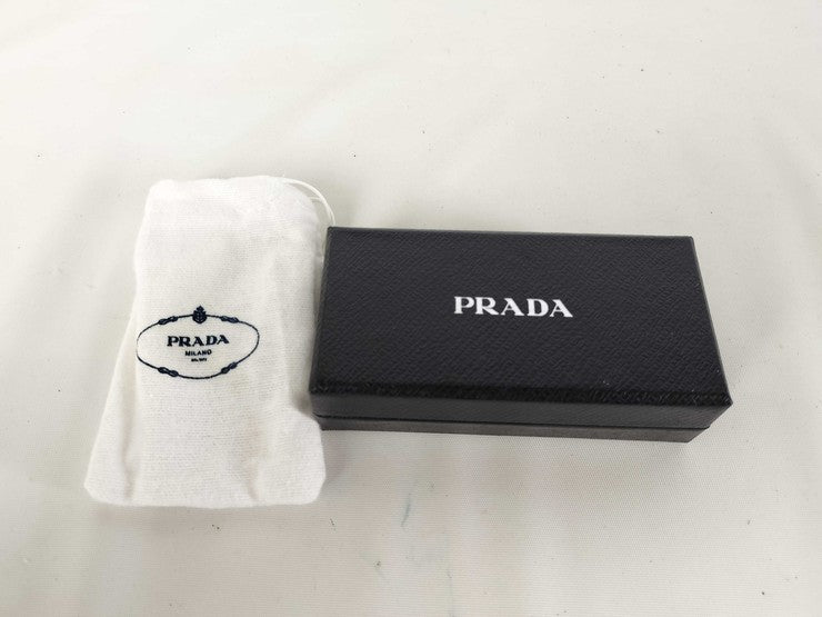 PRADA プラダ キーホルダー ロボットチャーム エドワード 1ARA97 マルチカラー系 サフィアーノレザー ユニセックス 美品