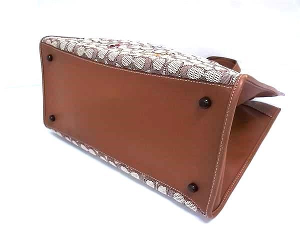 COACH コーチ トートバッグ フィールドトート 40 ディズニー コラボ C8492 アイボリー ブラウン キャンバス レザー レディース 2WAY 美品