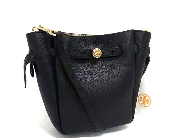 TORY BURCH トリーバーチ ショルダーバッグ ロミー スモールクロスボディ ブラック レザー レディース ゴールド金具 新古未使用展示品