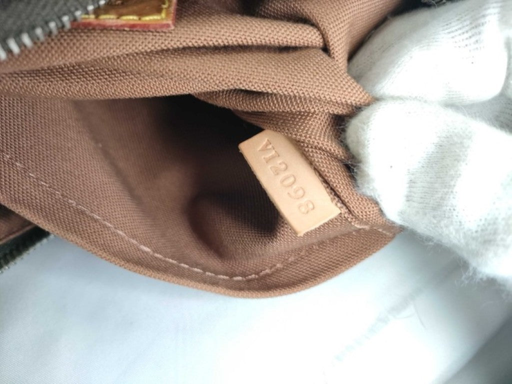 LOUIS VUITTON ルイヴィトン ショルダーバッグ オデオンMM M56389 ブラウン系 モノグラム レディース ゴールド金具 美品