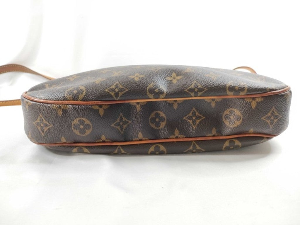 LOUIS VUITTON ルイヴィトン ショルダーバッグ オデオンMM M56389 ブラウン系 モノグラム レディース ゴールド金具 美品