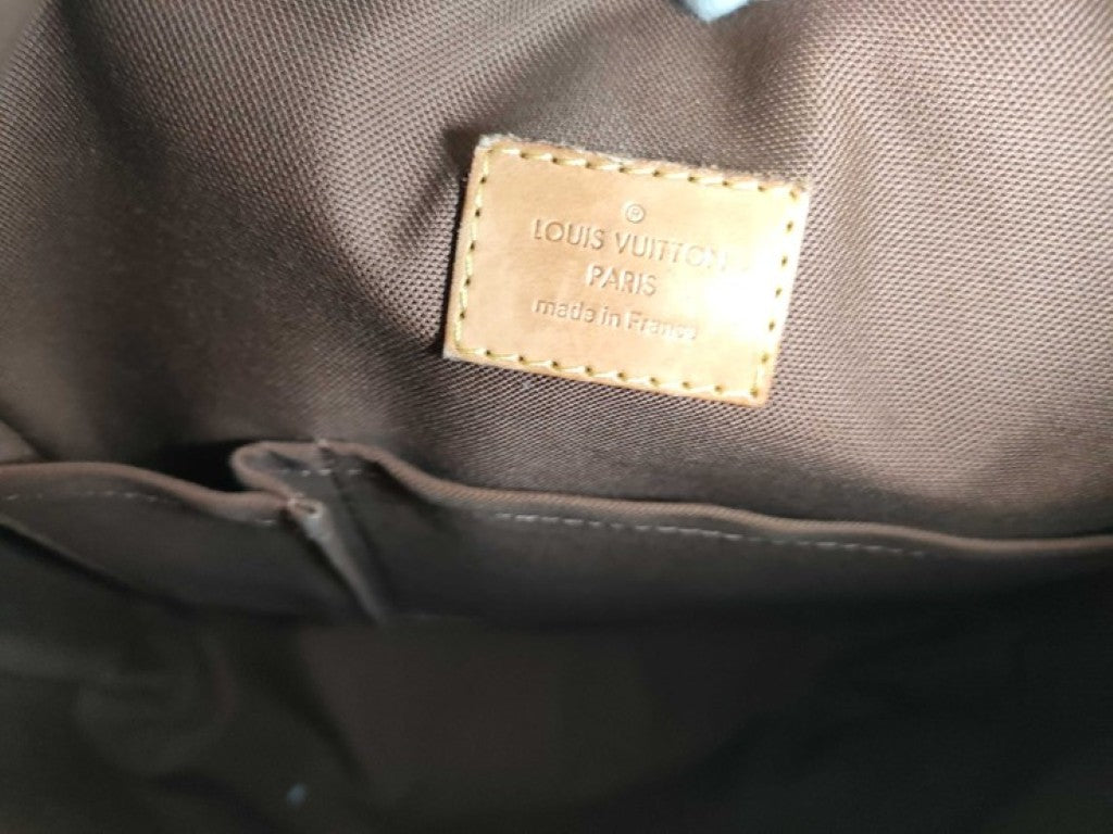 LOUIS VUITTON ルイヴィトン ショルダーバッグ オデオンMM M56389 ブラウン系 モノグラム レディース ゴールド金具 美品