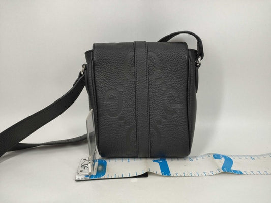 GUCCI グッチ ショルダーバッグ スモール メッセンジャーバッグ 760235 ブラック系 ジャンボGG ユニセックス シルバー金具 美品