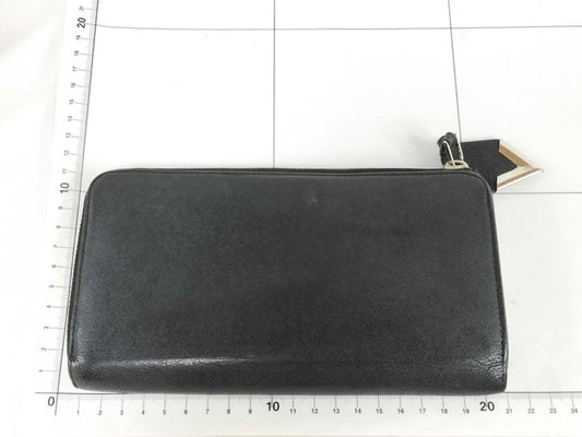 LOUIS VUITTON ルイヴィトン 長財布 ポルトフォイユ コメット M60146 ブラック系 レザー ユニセックス L字ファスナー シルバー金具