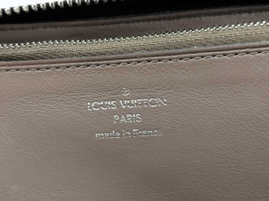 LOUIS VUITTON ルイヴィトン 長財布 ポルトフォイユ コメット M60146 ブラック系 レザー ユニセックス L字ファスナー シルバー金具