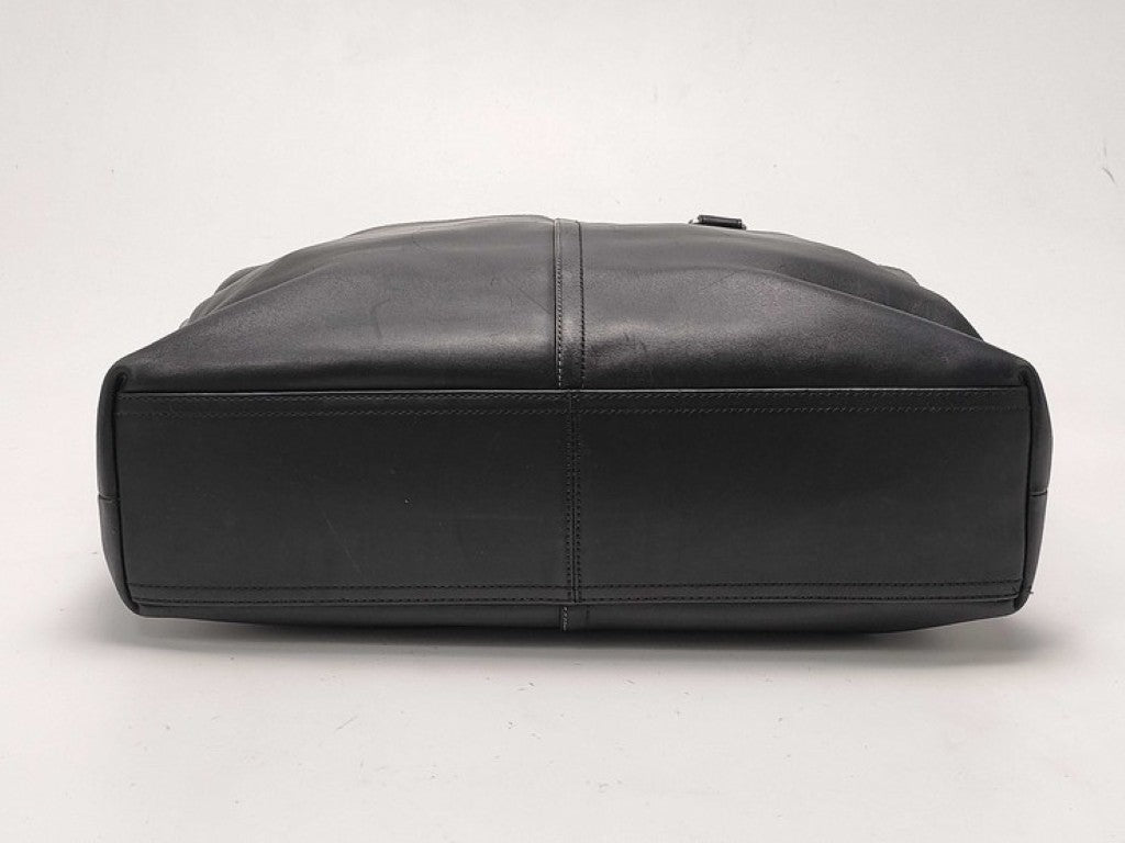COACH コーチ トートバッグ レキシントン F70673 ブラック系 レザー レディース 2WAY ハンドバッグ ショルダーバッグ シルバー金具 美品