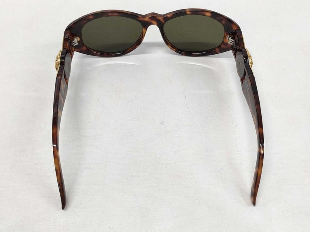 GIANNI VERSACE ヴェルサーチェ サングラス メデューサ MOD424/M ブラウン系 プラスチック 美品