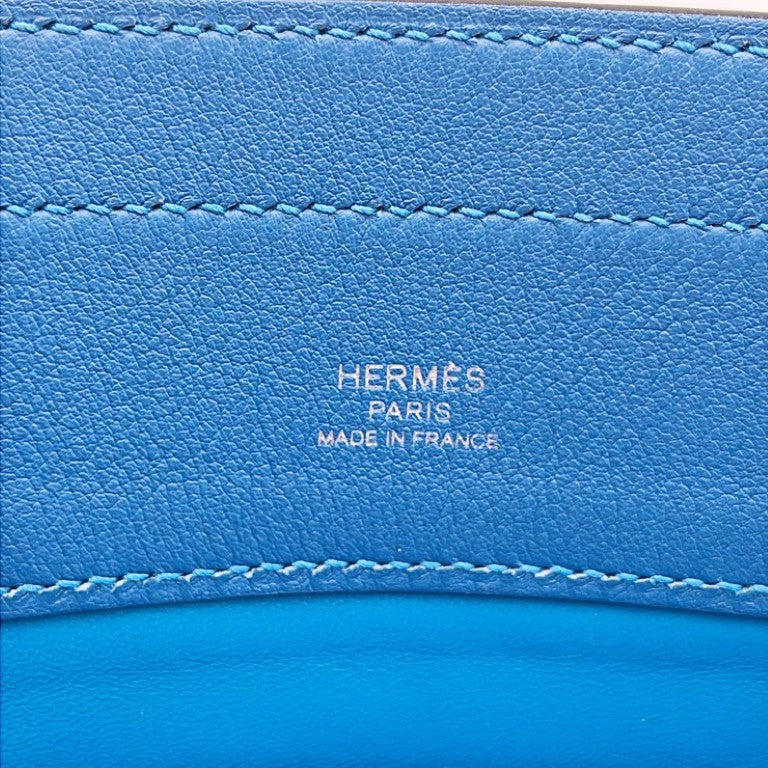 HERMES エルメス ショルダーバッグ サックアリーヌミニ ブルー系 スイフト レディース 美品