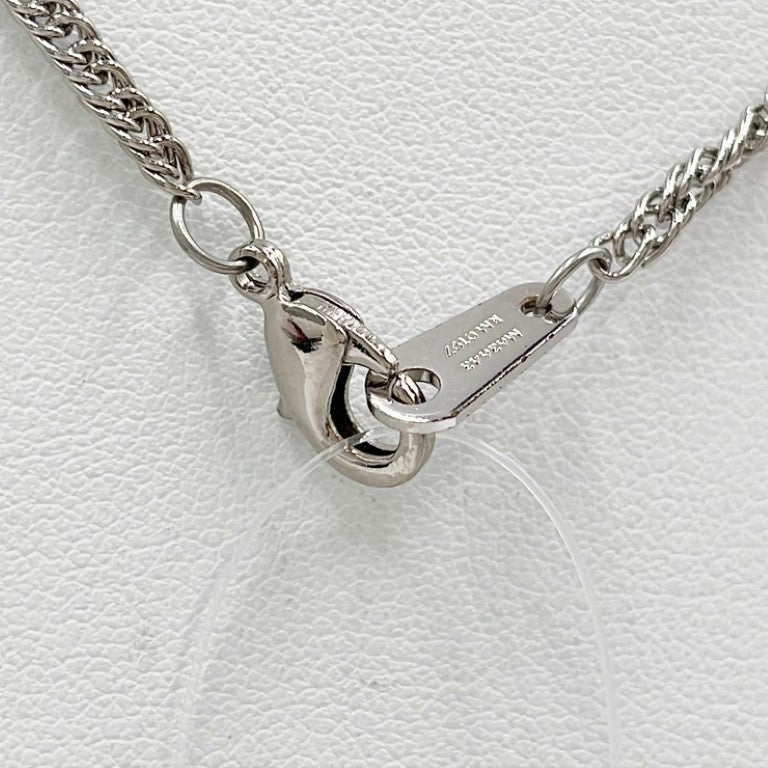 LOUIS VUITTON ルイヴィトン ネックレス コリエ･メダリオン M63643 シルバー系 メタル ユニセックス 美品