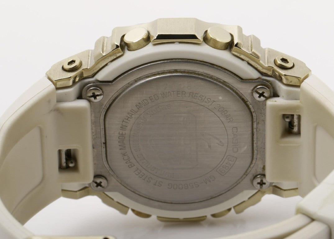 CASIO カシオ 時計 G-SHOCK DIGITAL WOMEN GM-S5600G-7JF ホワイト ゴールド系 樹脂／ステンレススチール レディース デジタル 美品