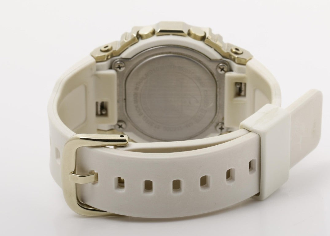 CASIO カシオ 時計 G-SHOCK DIGITAL WOMEN GM-S5600G-7JF ホワイト ゴールド系 樹脂／ステンレススチール レディース デジタル 美品