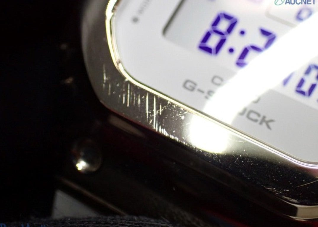 CASIO カシオ 時計 G-SHOCK DIGITAL WOMEN GM-S5600G-7JF ホワイト ゴールド系 樹脂／ステンレススチール レディース デジタル 美品