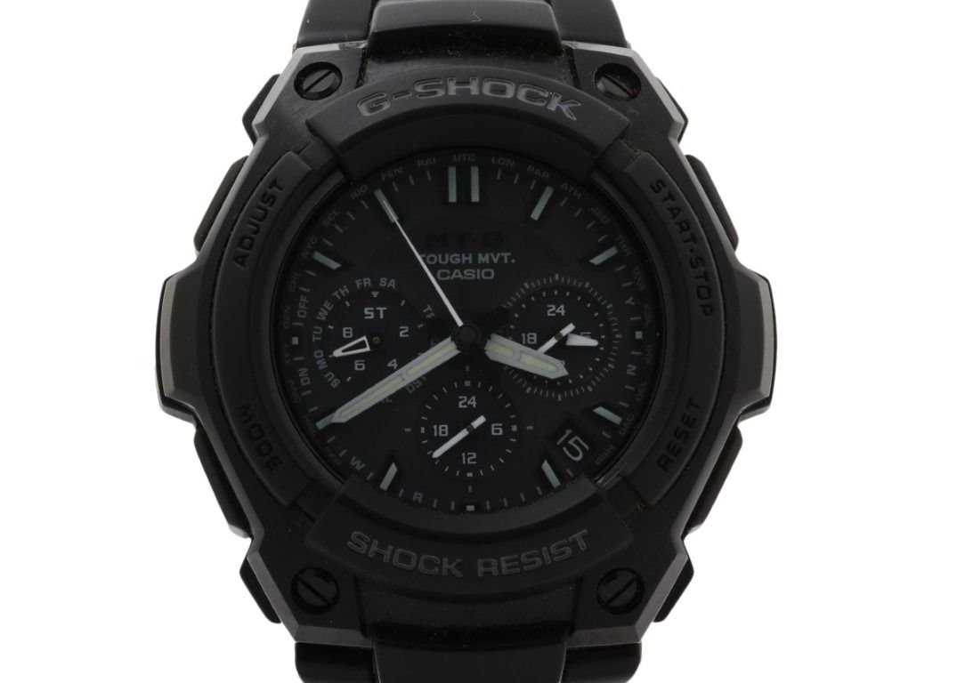 CASIO カシオ 時計 G-SHOCK MTG-1200B-1AJF ブラック系 樹脂／ステンレススチール メンズ アナログ 美品