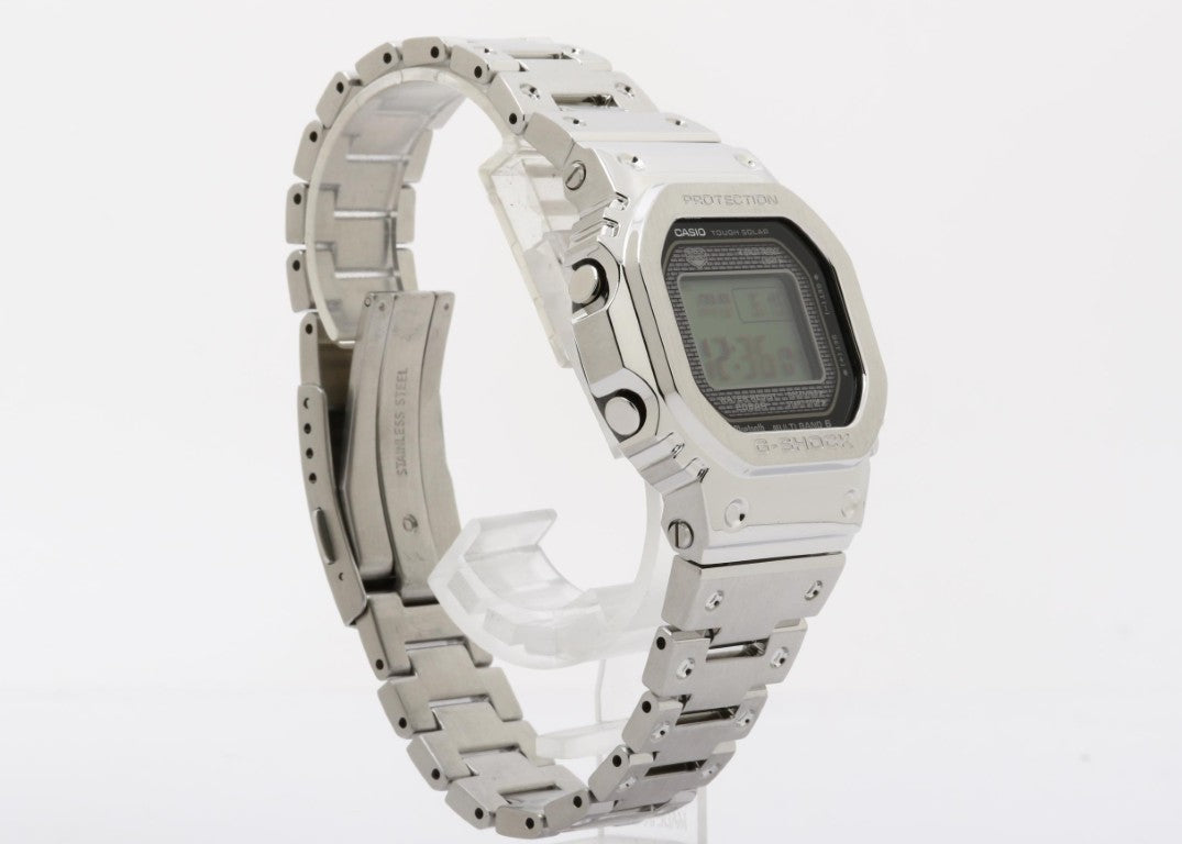 CASIO カシオ 時計 G-SHOCK FULL METAL 5000 SERIES GMW-B5000D-1JF ブラック シルバー系 ステンレススチール メンズ デジタル 美品