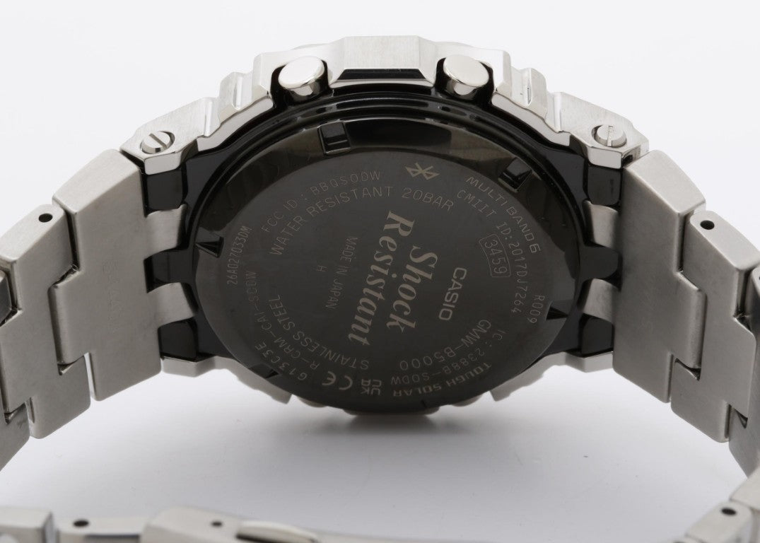 CASIO カシオ 時計 G-SHOCK FULL METAL 5000 SERIES GMW-B5000D-1JF ブラック シルバー系 ステンレススチール メンズ デジタル 美品