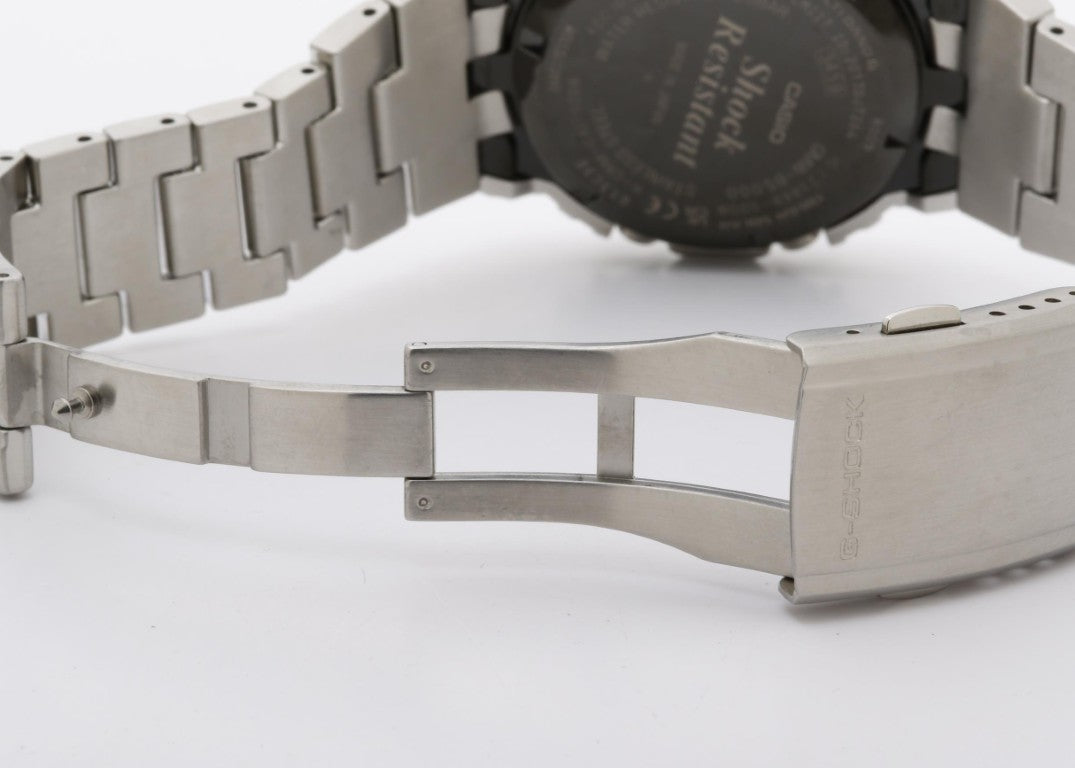CASIO カシオ 時計 G-SHOCK FULL METAL 5000 SERIES GMW-B5000D-1JF ブラック シルバー系 ステンレススチール メンズ デジタル 美品