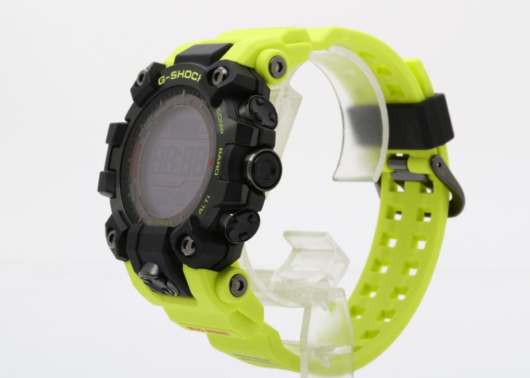 CASIO カシオ 時計 G-SHOCK MASTER OF G - LAND MUDMAN GW-9500MRY-1A9JF ブラック イエロー系 カーボンファイバー強化樹脂（バイオマスプラスチック）／ステンレススチール 樹脂バンド（バイオマスプラスチック） メンズ デジタル 超美品