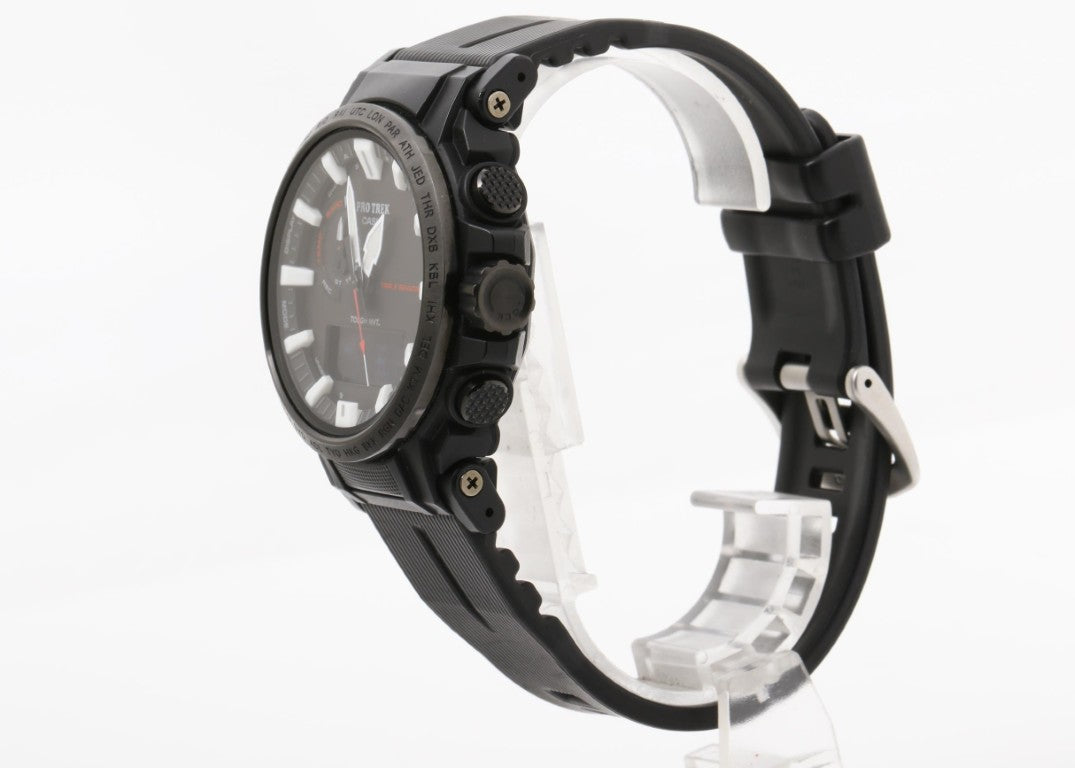 CASIO カシオ 時計 PRO TREK プロトレック Climber Line PRW-61Y-1BJF ブラック系 樹脂 ステンレススチール メンズ アナデジ 美品