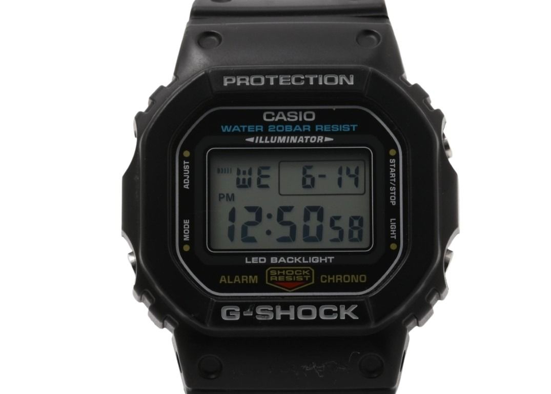 CASIO カシオ 時計 G-SHOCK DIGITAL 5600 SERIES G-5600UE-1JF ブラック系 樹脂 メンズ デジタル 美品