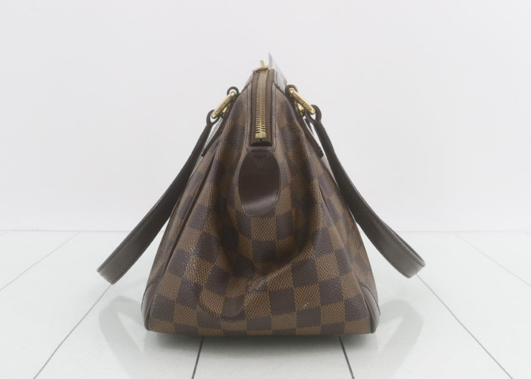 LOUIS VUITTON ルイヴィトン ハンドバッグ ヴェローナPM N41117 エベヌ（ブラウン）系 ダミエ レディース ゴールド金具 美品