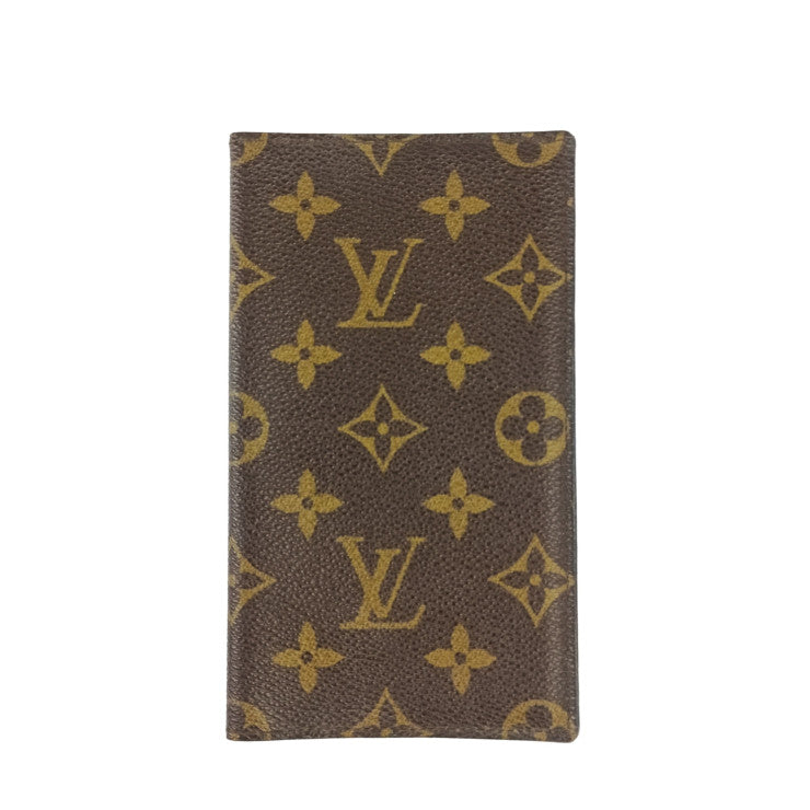 LOUIS VUITTON ルイヴィトン 手帳カバー モノグラム アジェンダ ポッシュ R20503 ブラウン系 PVC レザー ユニセックス 美品