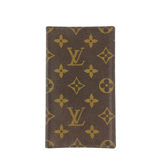 LOUIS VUITTON ルイヴィトン 手帳カバー モノグラム アジェンダ ポッシュ R20503 ブラウン系 PVC レザー ユニセックス 美品