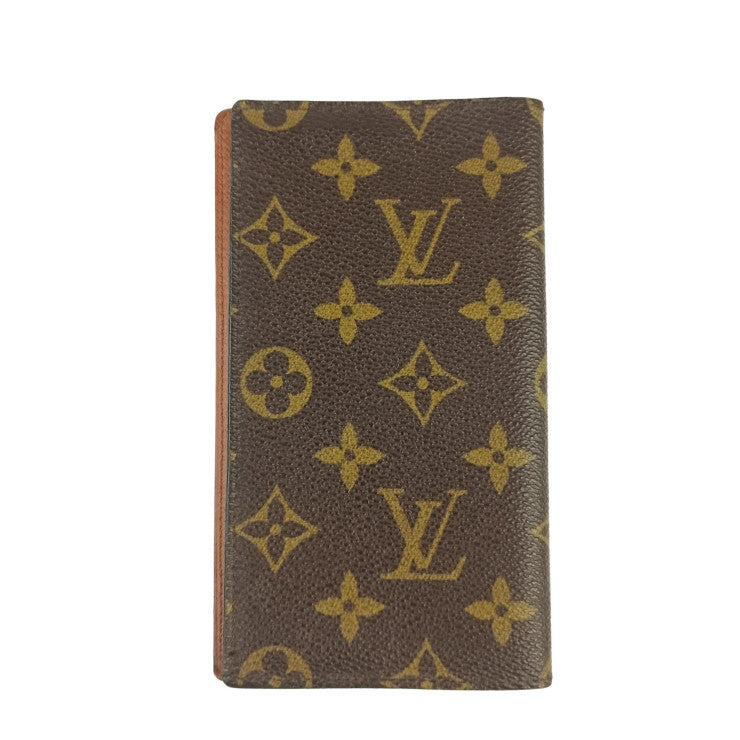 LOUIS VUITTON ルイヴィトン 手帳カバー モノグラム アジェンダ ポッシュ R20503 ブラウン系 PVC レザー ユニセックス 美品