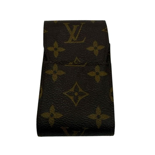 LOUIS VUITTON ルイヴィトン シガレットケース エテュイ シガレット M63024 ブラウン系 モノグラム ユニセックス 煙草入れ 美品
