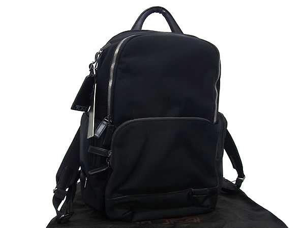 TUMI トゥミ リュックサック Harrison ハリソン ハデン バックパック 6602057D ブラック系 ナイロン レザー メンズ 新品未使用展示品