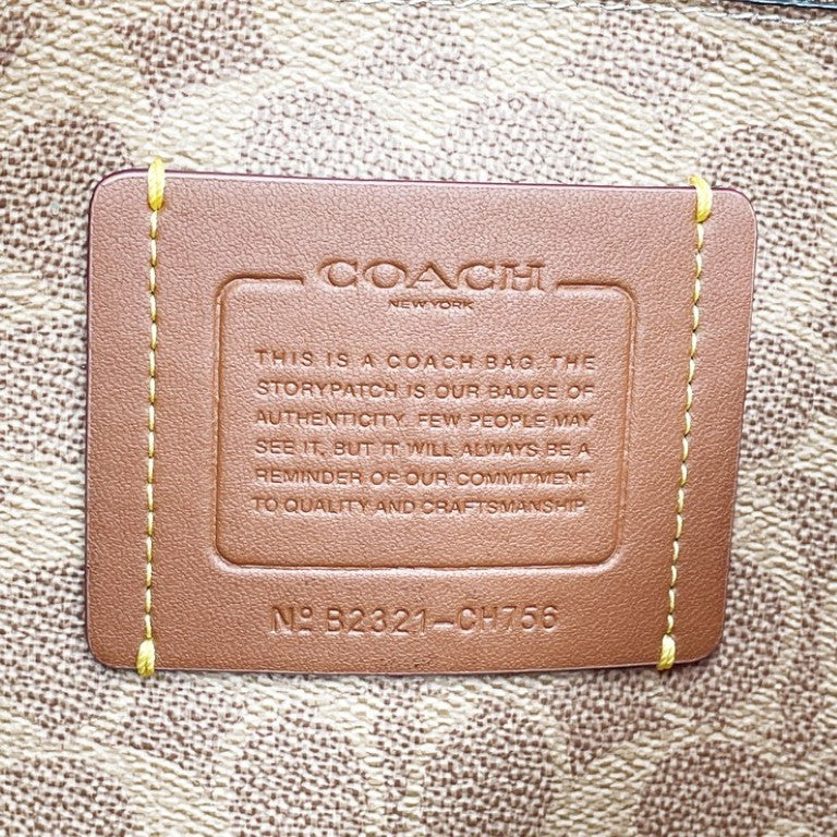 COACH コーチ トートバッグ リレートート CH756 ブラック ブラウン系 レザー レディース 美品