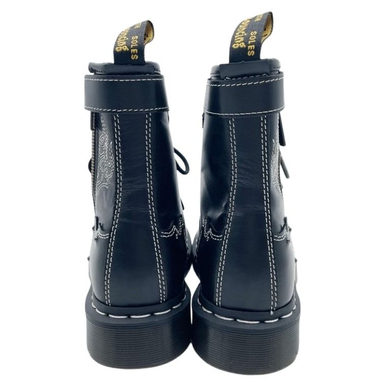 Dr.Martens ドクターマーチン シューズ GOTHIC AMERICANA コレクション 8ホールブーツ 1460GA ブラック系 レザー レディース レースアップ 超美品