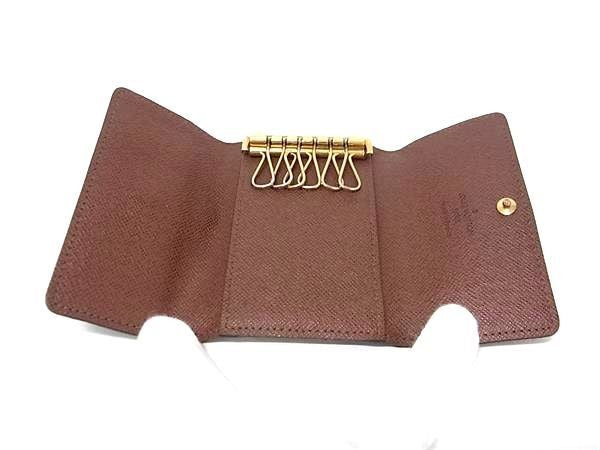 LOUIS VUITTON ルイヴィトン キーケース モノグラム ミュルティクレ6 M62630 ブラウン系 PVC レザー ユニセックス 6連 ゴールド金具 美品