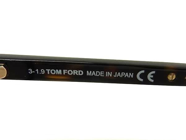 TOM FORD トムフォード 伊達眼鏡 ブルーライトブロック メガネ TF5589-B ブラウン系 × レンズ クリア ライトブラウン系 プラスチック メタル ユニセックス サングラス ゴールド金具 超美品