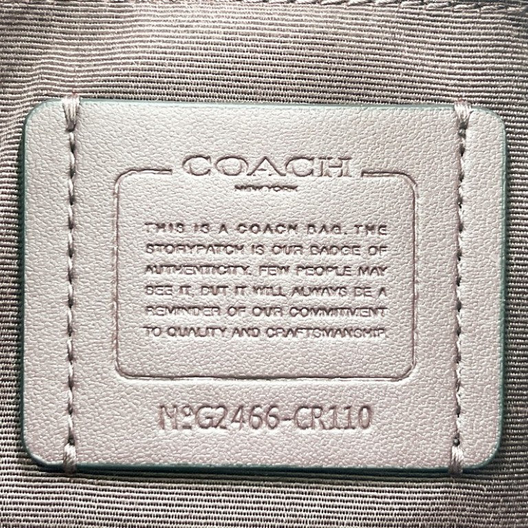 COACH コーチ ショルダーバッグ ジェイミー CR110 ブラック系 レザー レディース ゴールド金具 美品