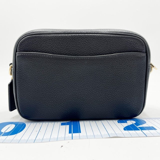 COACH コーチ ショルダーバッグ ジェイミー CR110 ブラック系 レザー レディース ゴールド金具 美品