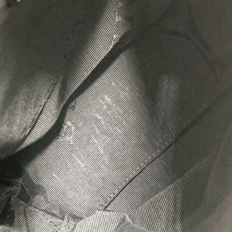 BURBERRY バーバリー リュックサック 4016622 ブラック ブラウン系 ナイロン ユニセックス 巾着 チェーン ゴールド金具 美品