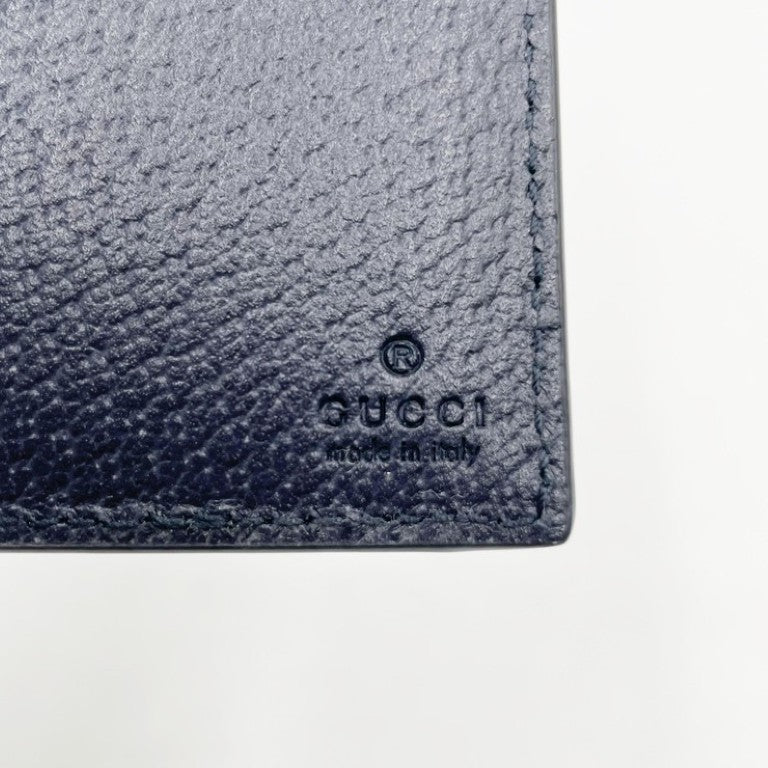 GUCCI グッチ カードケース GGスプリーム 734943 ブルー系 PVC レザー ユニセックス 名刺入れ 新品未使用展示品
