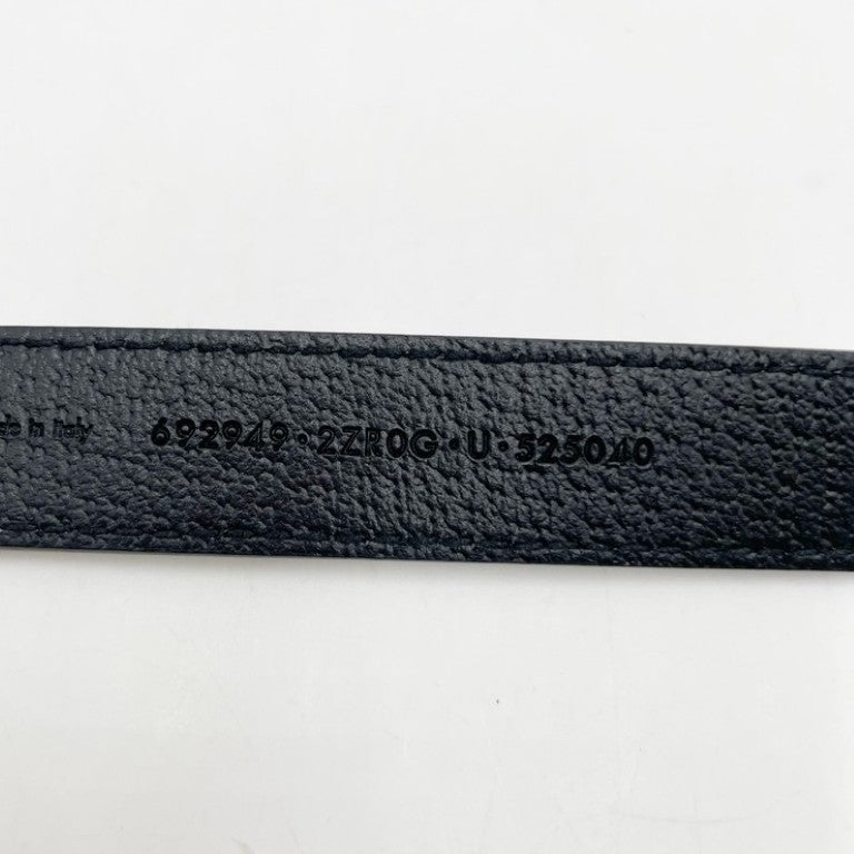 GUCCI グッチ リード インターロッキングG スモール/ミディアム ペットリード 692949 ブラック系 レザー ユニセックス ゴールド金具 超美品