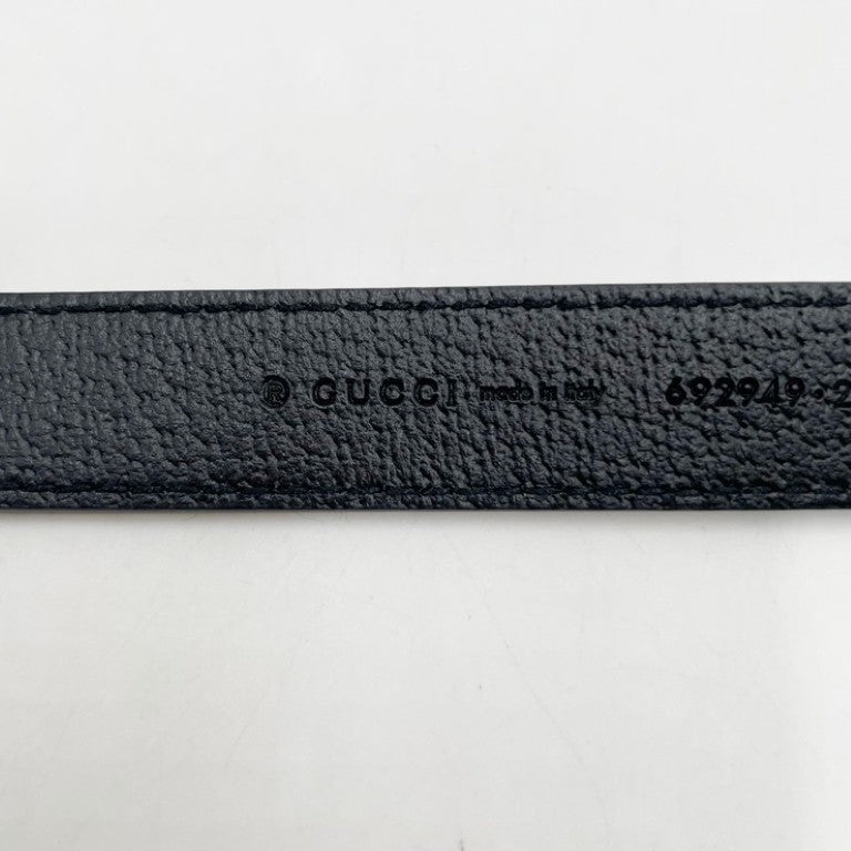 GUCCI グッチ リード インターロッキングG スモール/ミディアム ペットリード 692949 ブラック系 レザー ユニセックス ゴールド金具 超美品