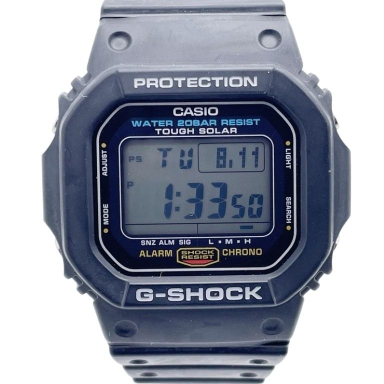 CASIO カシオ 時計 G-SHOCK DIGITAL 5600 SERIES G-5600UE-1JF ブラック系 樹脂 樹脂バンド メンズ デジタル 美品