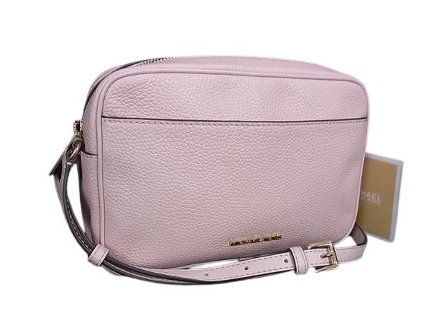 MICHAEL KORS マイケルコース ショルダーバッグ ジェットセットトラベル ラージ カメラバッグ 35R6GTVC7L ピンク系 レザー レディース ゴールド金具 超美品