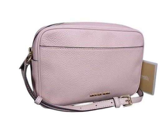 MICHAEL KORS マイケルコース ショルダーバッグ ジェットセットトラベル ラージ カメラバッグ 35R6GTVC7L ピンク系 レザー レディース ゴールド金具 超美品
