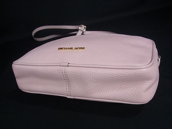 MICHAEL KORS マイケルコース ショルダーバッグ ジェットセットトラベル ラージ カメラバッグ 35R6GTVC7L ピンク系 レザー レディース ゴールド金具 超美品