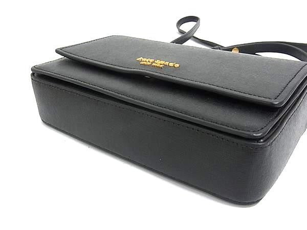 KATE SPADE ケイトスペード ショルダーバッグ モーガン K8925 ブラック系 レザー レディース ゴールド金具 チェーンショルダー ショルダーウォレット 超美品