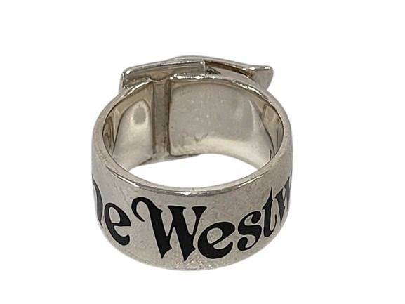 Vivienne Westwood ヴィヴィアンウエストウッド 指輪 ベルトリング シルバー系 SV925 ユニセックス ロゴ 美品