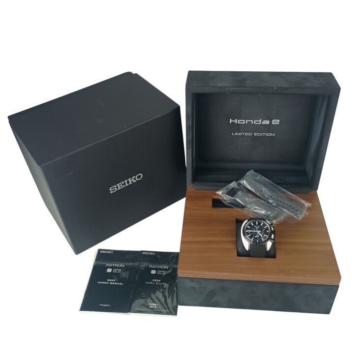 SEIKO セイコー 腕時計 アストロンレボリューションライン HONDA e限定 5X53-0AW0 SBXC075 ブラック文字盤系 セラミックス チタン 強化シリコン メンズ 300本限定 美品